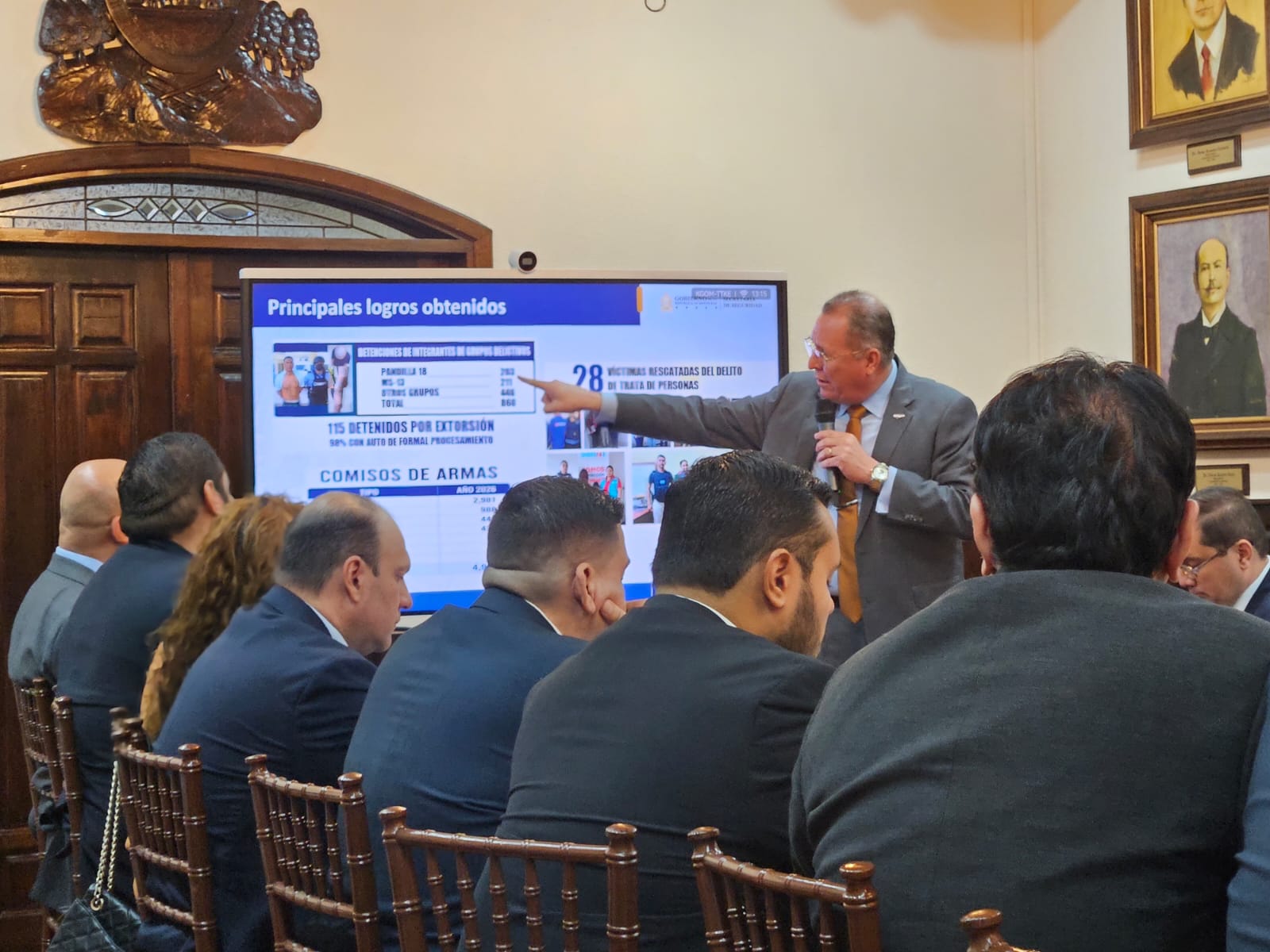 Seguridad reporta reducción de homicidios y focalizará operaciones en 30 municipios