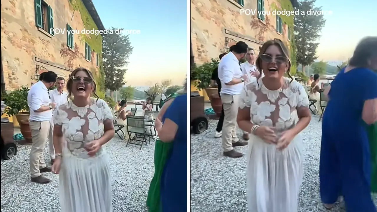 Novia celebra su boda en Italia pese a ser abandonada una semana antes por su prometido