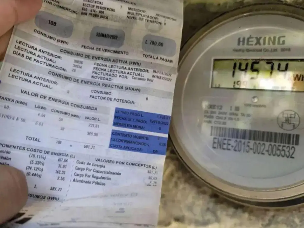 Crimen organizado habría tomado control del cobro de energía en zonas de Honduras