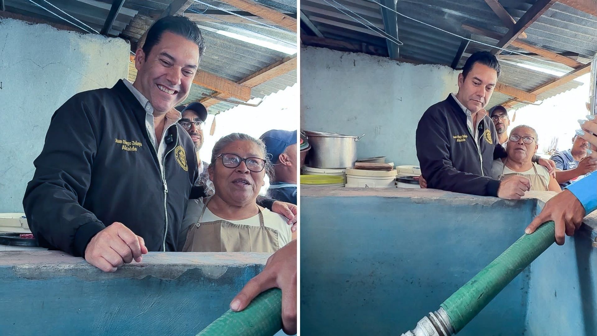 Alcalde Juan Diego Zelaya entrega agua a 60 familias de Carrizal #2 y supera los 8 millones de galones distribuidos