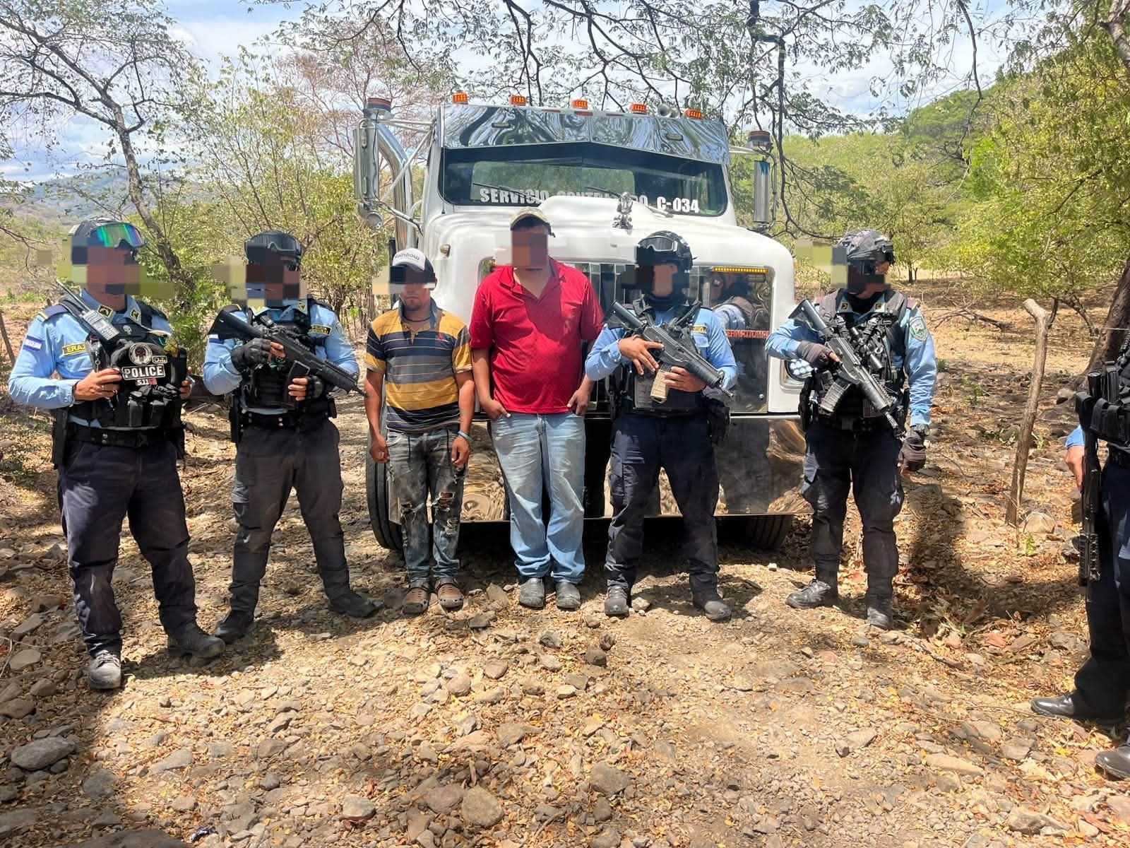 Policía frustra supuesto intento de secuestro de dos trabajadores en Choluteca
