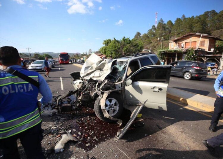 Accidentes de tránsito dejan 1,357 muertos en Honduras durante los primeros ocho meses del año