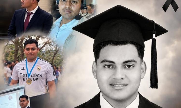 ¡Emotivo! Familia de Cristhian Mendoza recibirá su título de periodista de manera póstuma en una graduación marcada por la emoción
