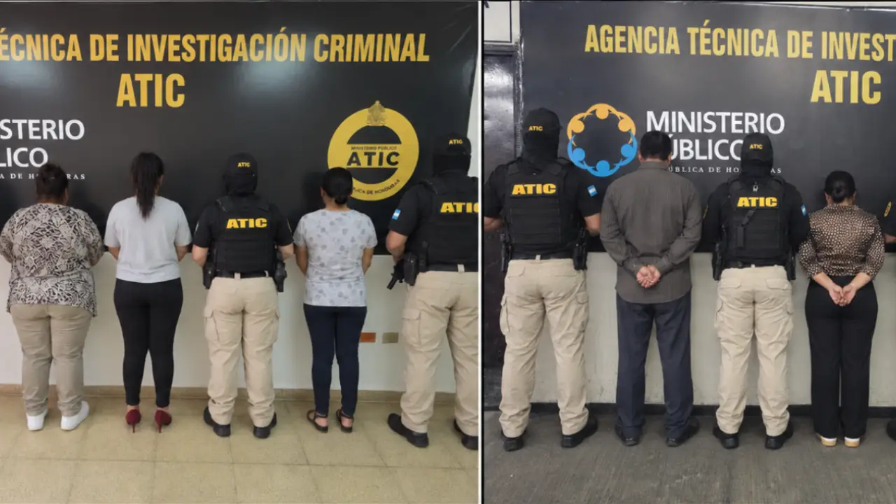 Seis capturados por mover más de L586 mil en transferencias fraudulentas