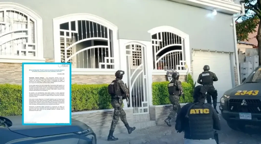 OPERACIÓN TARANIS: MP EJECUTA 15 ALLANAMIENTOS CONTRA ESTRUCTURAS CRIMINALES