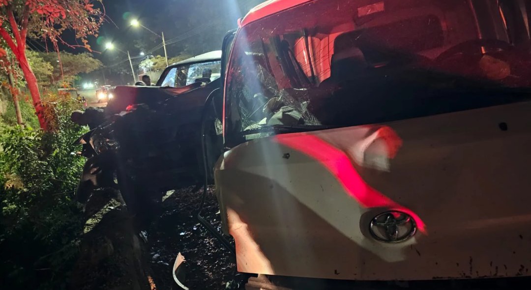 CINCO MILITARES HERIDOS DEJA COLISIÓN ENTRE MICROBUS Y PATRULLA EN TEGUCIGALPA
