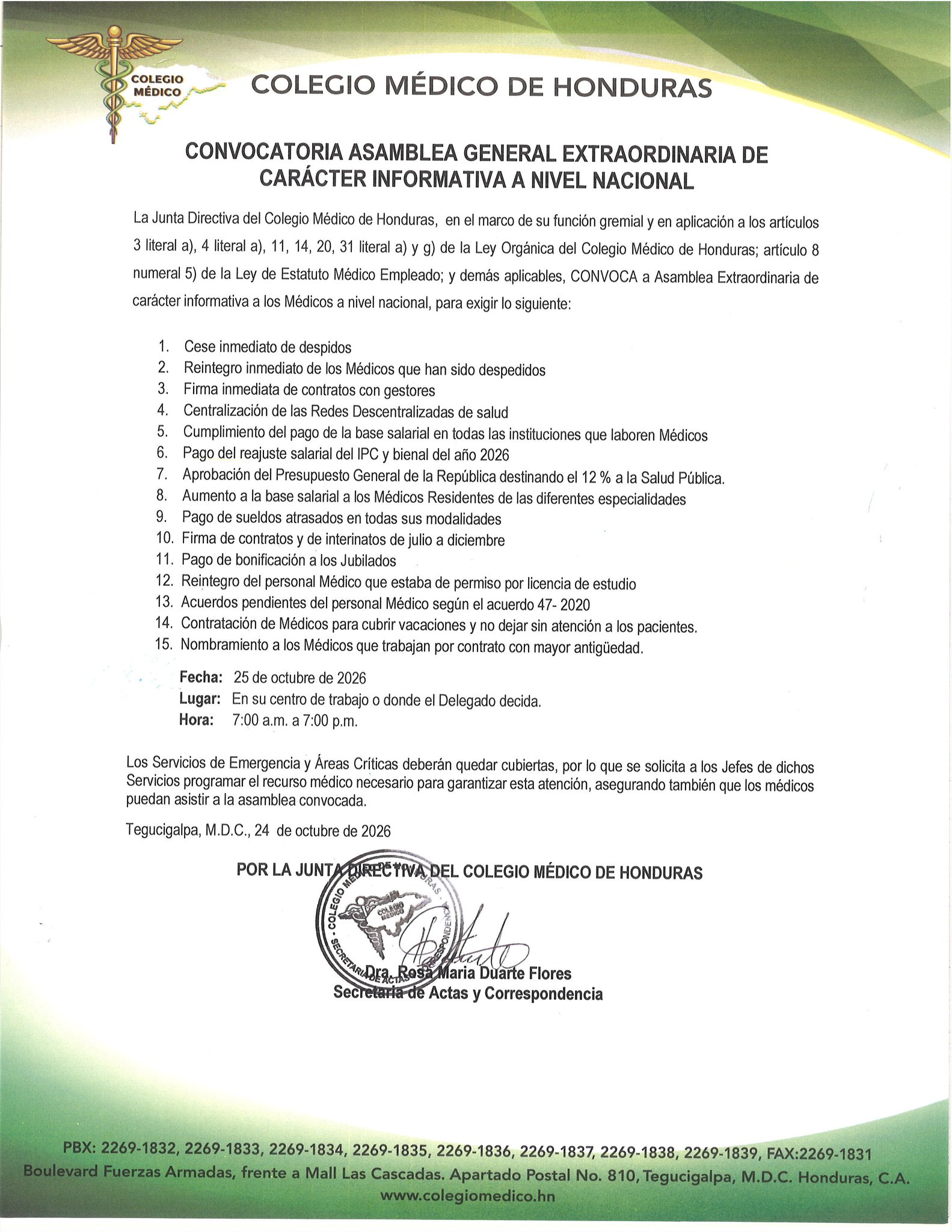 ¿Qué pasó con la suspensión? CMH anuncia nueva asamblea extraordinaria