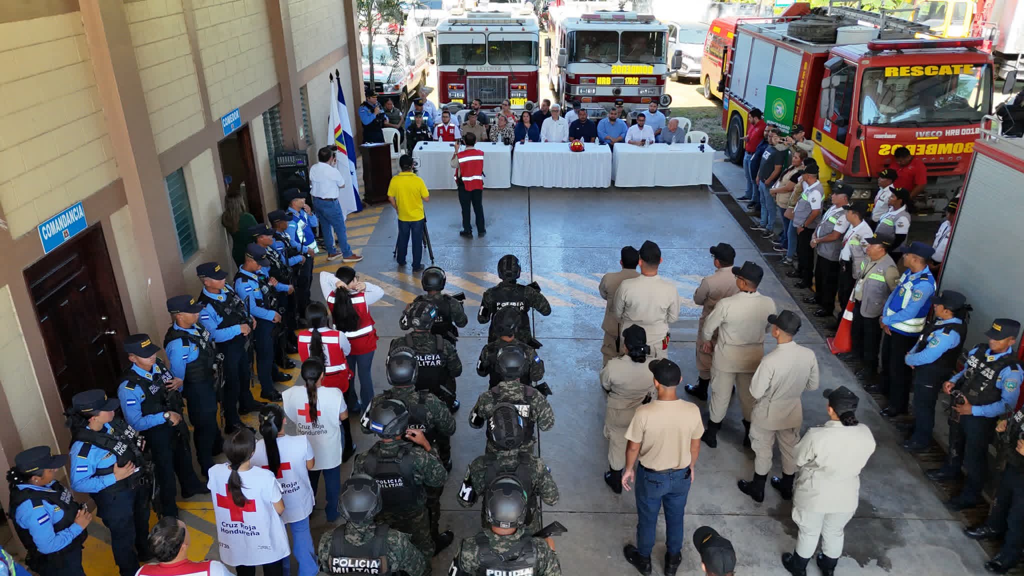 VILLANUEVA, CORTÉS ACTIVA OPERATIVO DE SEGURIDAD Y PREVENCIÓN POR SEMANA MORAZÁNICA 2026
