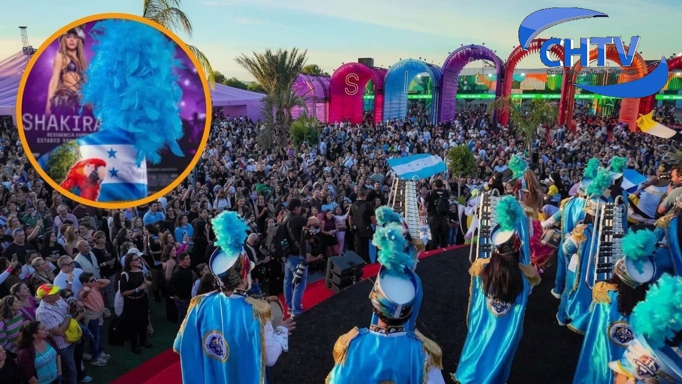¡ORGULLO CATRACHO EN ESPAÑA! BANDA DE MARCHA HONDURAS 504 BRILLA EN MADRID DURANTE LA RESIDENCIA MUSICAL DE SHAKIRA